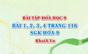 Bài tập Metan CH4: Giải bài 1, 2, 3, 4 trang 116 SGK Hóa 9